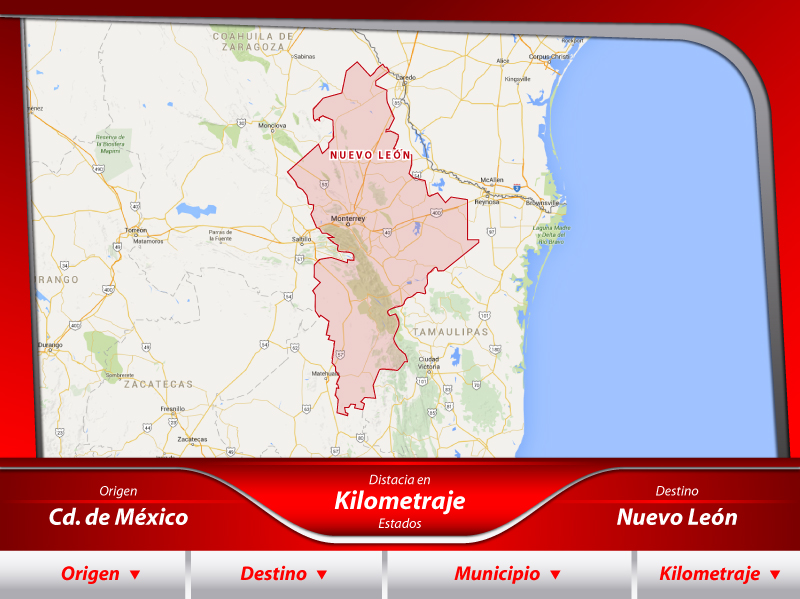 Transportes de la Ciudad de México a Nuevo León